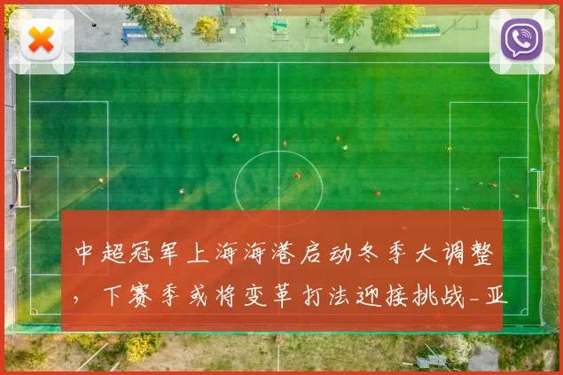 中超冠军上海海港启动冬季大调整,下赛季或将变革打法迎接挑战_亚冠_球员_1